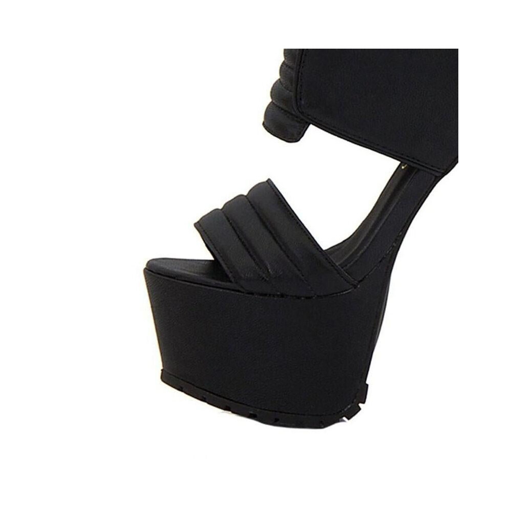Stiletto Shoes Women High Heel Sexy Sandals Thin Heel Platform Brand Vintage Sandalen Shoes Footwear Size 35-46 B004-image-OPC-P5K8F8V-NEW
