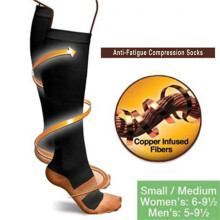 100% High Quality Miracle Copper Compression Socks Unisex Anti-Fatigue Compression Socks Foot Pain Relief Soft Magic Socks 2018