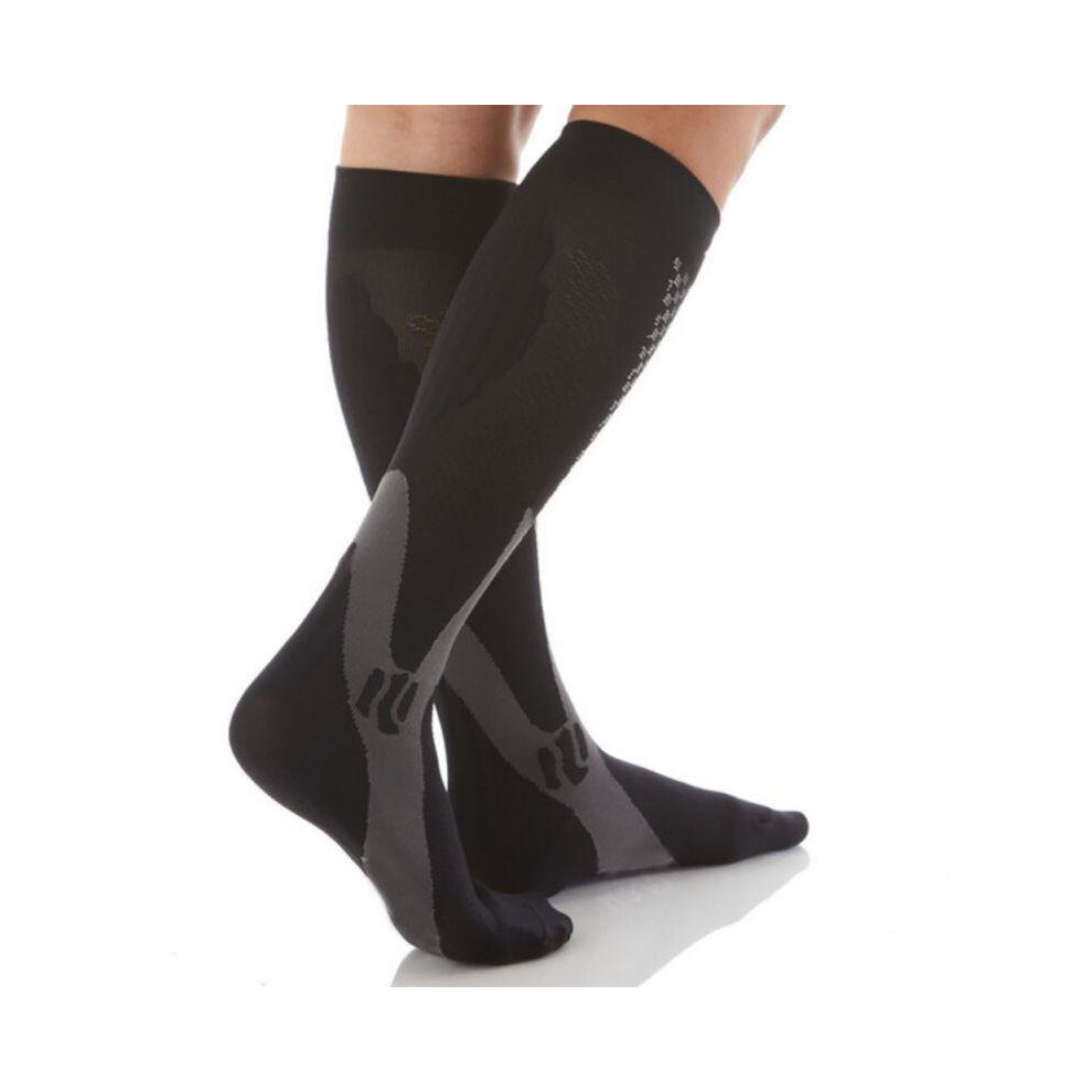 Men Women Leg Support Stretch Compression Socks Below Knee Socks