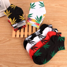 Men Socks Weed Socks Men Spring Summer Autumn Cotton Casual Short Socks Fashion Weed Socks Men