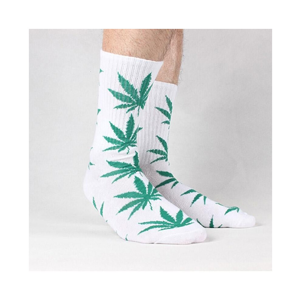 Chaussettes longues en coton de haute qualité à la mode Harajuku Street Style Rock And Roll Summer Spring Winter Autumn Casual Weed Socks Men