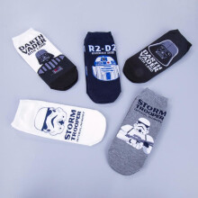 High Quality Arrival Star Wars Patterns Cotton Casual Socks Men's Brand Casual Socks