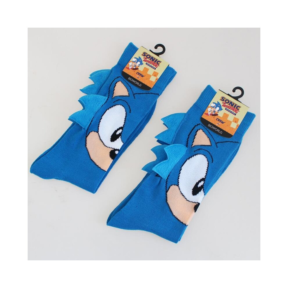 Hot game Sonic the Hedgehog General Socks Sonic Knee-High Warm Stitching pattern Antiskid Invisible Casual Socks