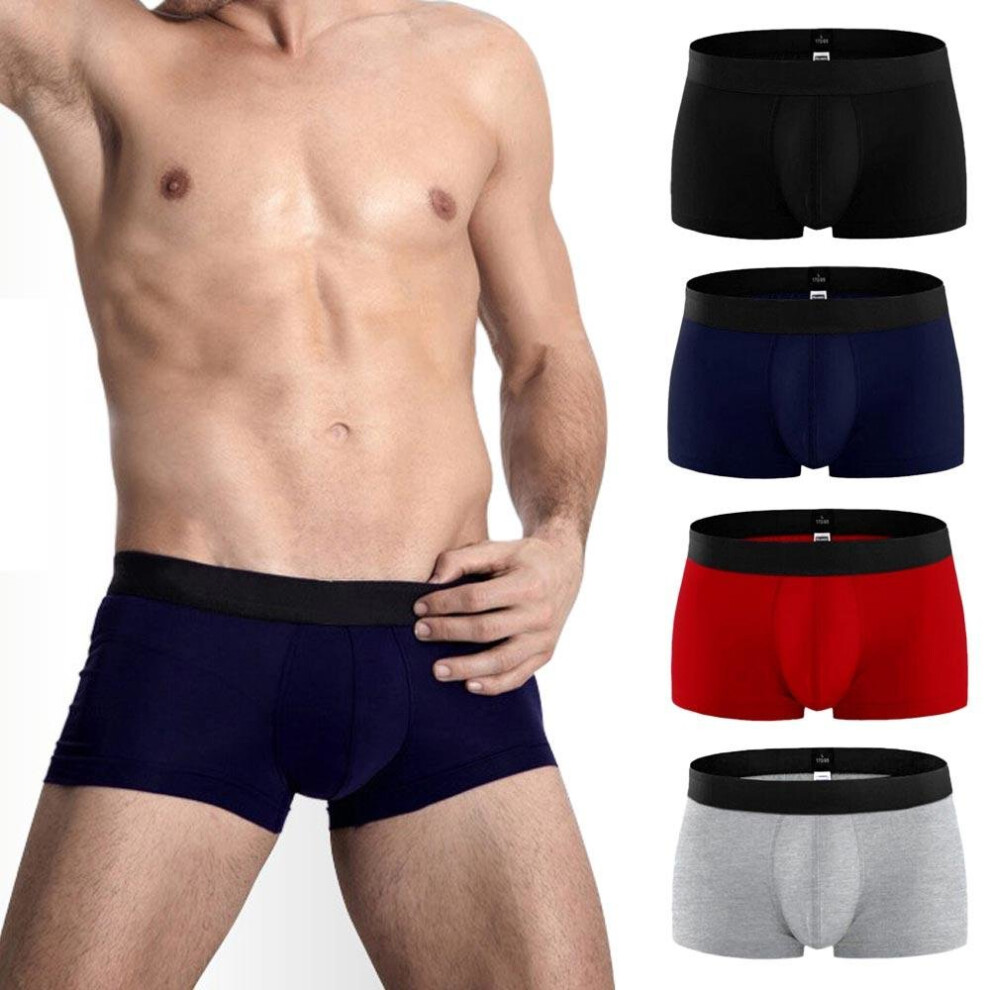 Men Brand Cotton Boxer Shorts Male Underwear Trunks L-XXXL Plus Size High Quality
