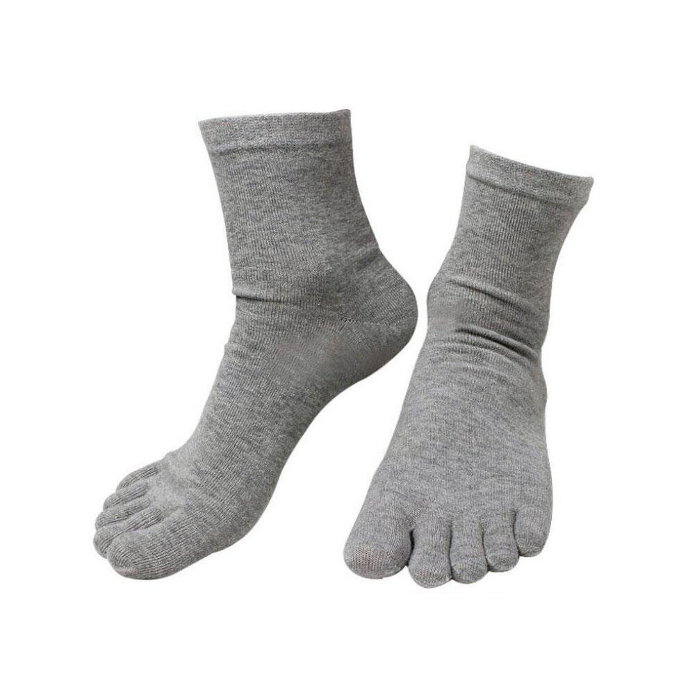 10 Pairs/ Lot Fashion Spring Winter Style Meias Men Women's Socks Five Finger Cotton Polyester Breath Toe Sock 6 Colors-image-OPC-P52PKVQ-NEW