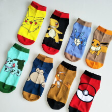 Pokemon Monster Socks Pikachu Charmander Antiskid