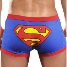 Men's Superman Underwear Low-rise Cotton Boxers For Man