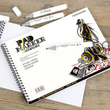 Dainayw A4 A5 4K Spiral Marker Pad Notebook Paper Sketch Stationery Notepad For Designers Drawing Animation Manga Art Supplies