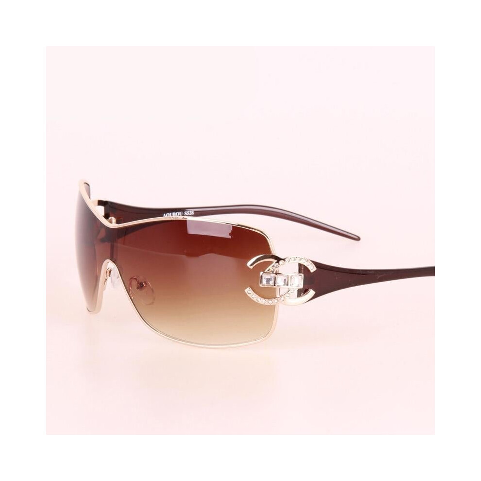 Luxury Diamond Women Sunglasses Women Brand Designer With Logo Gold Frame Goggle Sun glasses For Women Oculos De Sol Feminino