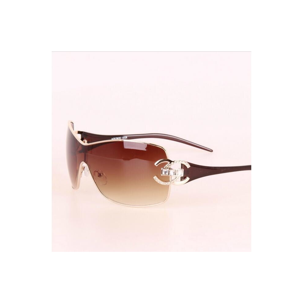 2017 Italy Oversized Sunglasses Women Brand Designer Diamond Big Frame Sun Glasses For Womens Gold Retro Woman Sunnies Shades