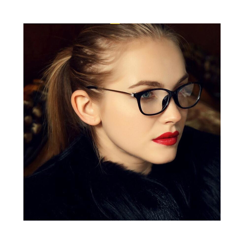 Vintage Grade Diamond Eyeglasses Eyewear Frames Women Eye Glasses Frames For Women Lady degree Optical eyeglass spectacle frame