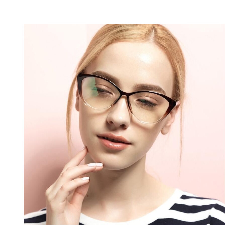 Fashion Frame Glasses Women Cat Eye Glasses Woman Classic Optical Vintage Glasses Frame Eyeglasses Oculos Gafas