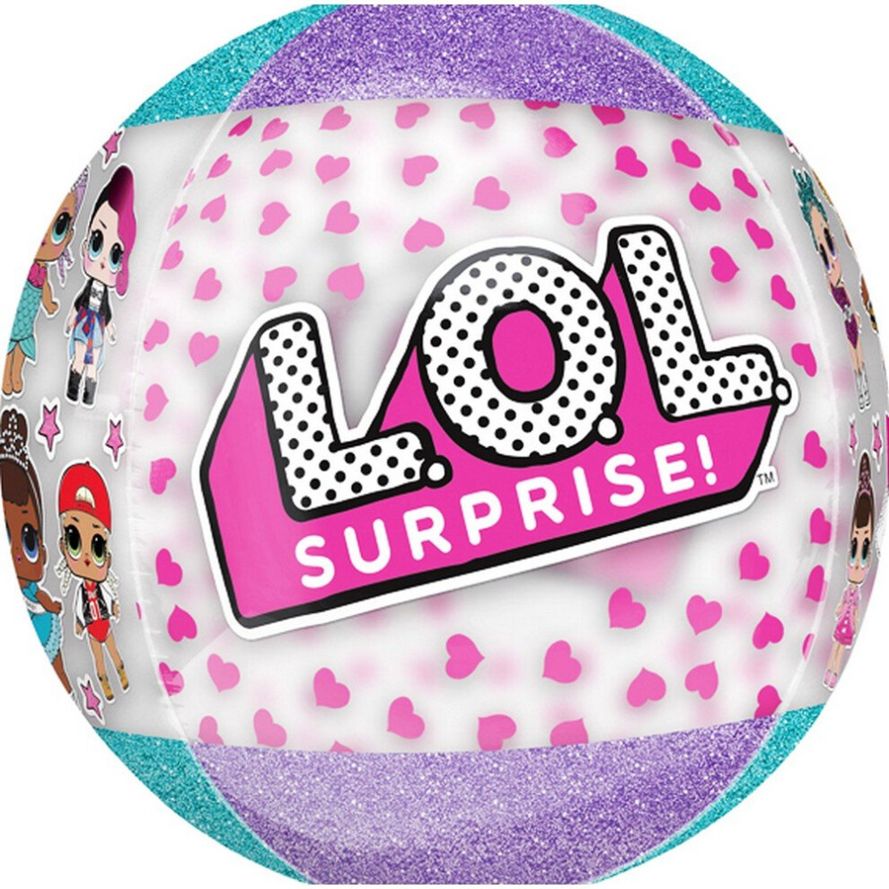 Lol Suprise Anagram Supershape Orbz Balloon