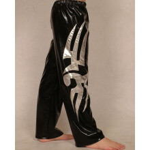 Cool Black Lycra Pvc Youth Gear Wrestling equipment Pants Suits For Kids H050