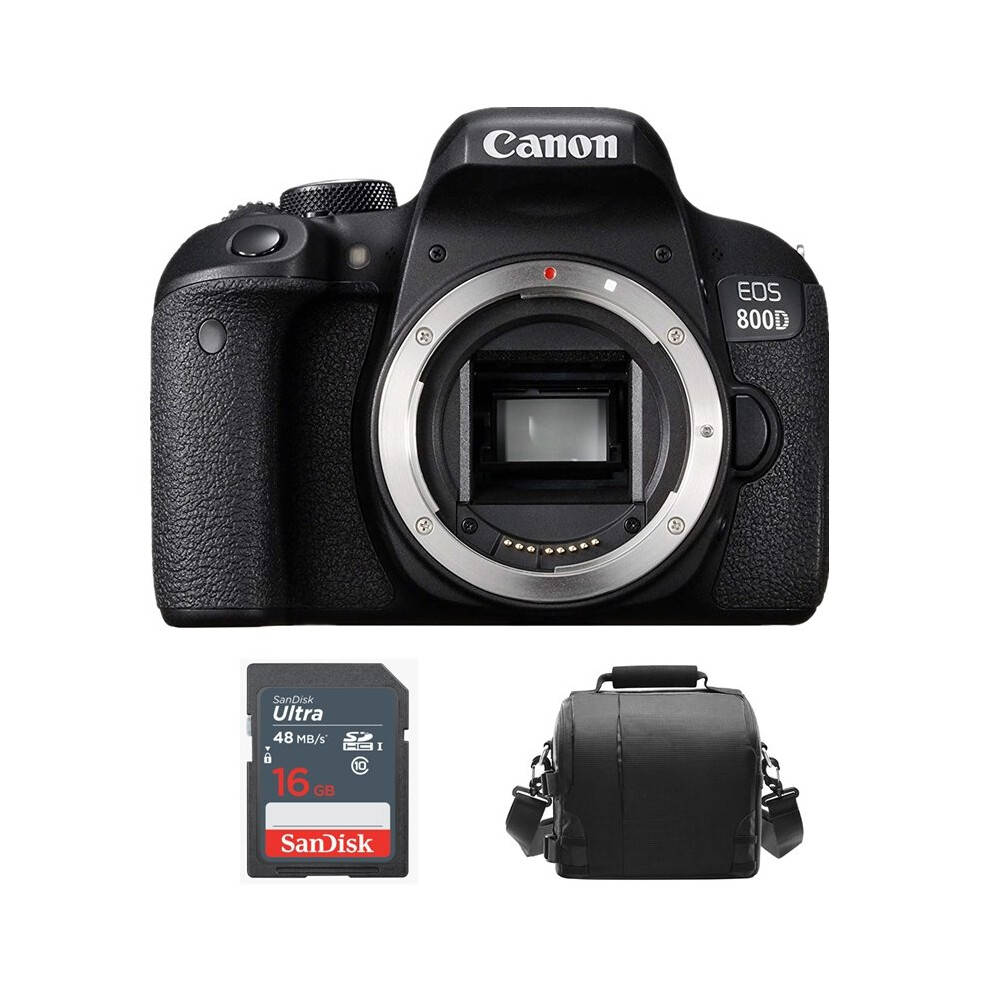 CANON EOS 800D Body + Bag + 16gb SD card