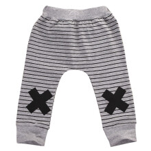 New Infant Baby Boys Girls Warm Cotton Striped Monster Corss Sport Bottom Pants Leggings Harem Pants Boys Pants 0-2Y