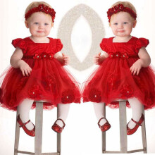 Flower Girls Toddler Baby Princess Pageant Lace Dresses