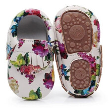 hard sole toddler moccasins soft PU Leather Fringe baby shoes Non-slip first walkers shoes for 0-24M boys and girls