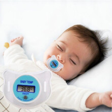 2016 Practical Baby Infant Newborm Kid LCD Digital Safety Health Mouth Nipple Dummy Pacifier Thermometer Temperature