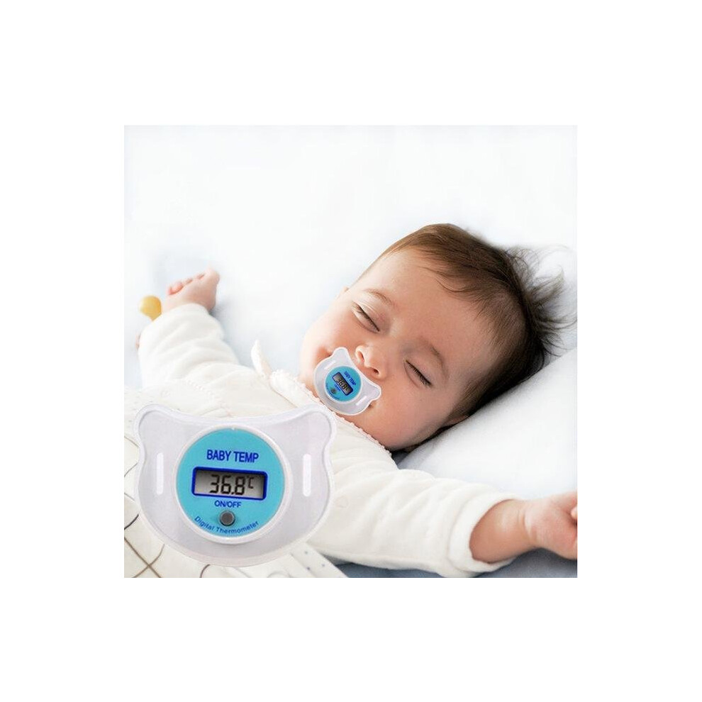 2016 Practical Baby Infant Newborm Kid LCD Digital Safety Health Mouth Nipple Dummy Pacifier Thermometer Temperature