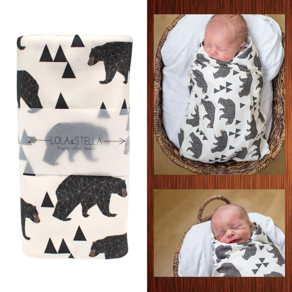 Muslin Baby Blankets Bedding Props Infant Cotton Swaddle Towel Multifunctional Envelopes For Newborn Soft Receiving Blankets Black