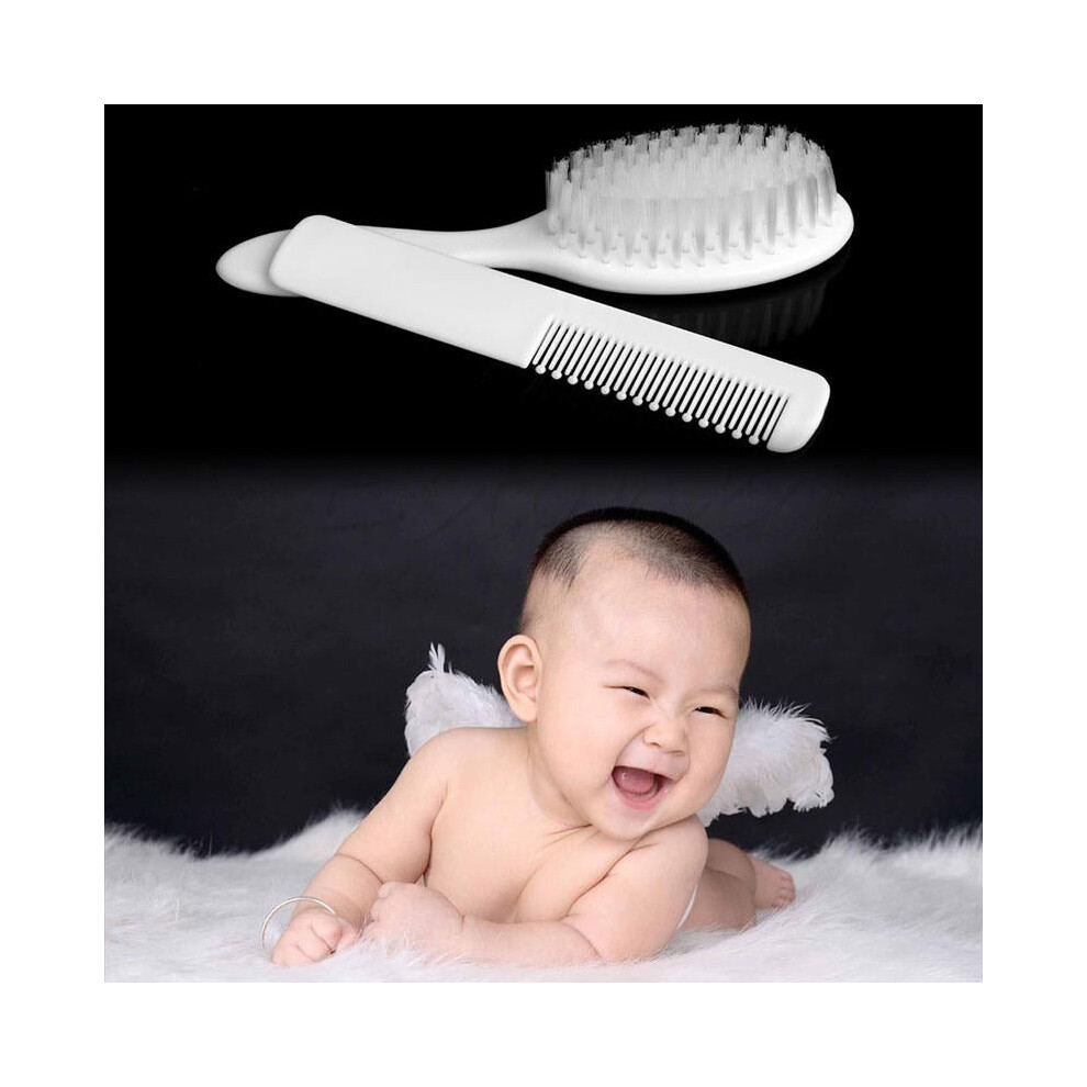 Abs Baby Hairbrush Newborn Hair Brush Infant Comb Head Massager For Boys And Girls A5646 Black