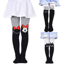 2017 Girl\'s minnie Stockings Fashion Tight Solid Cute Cartoon Designs Children Girls Stockings Girls pantyhose kawaii tights
