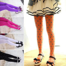 Candy Color Polka Dot Love Heart Girls Kids Ballet Dance Tights Pantyhose