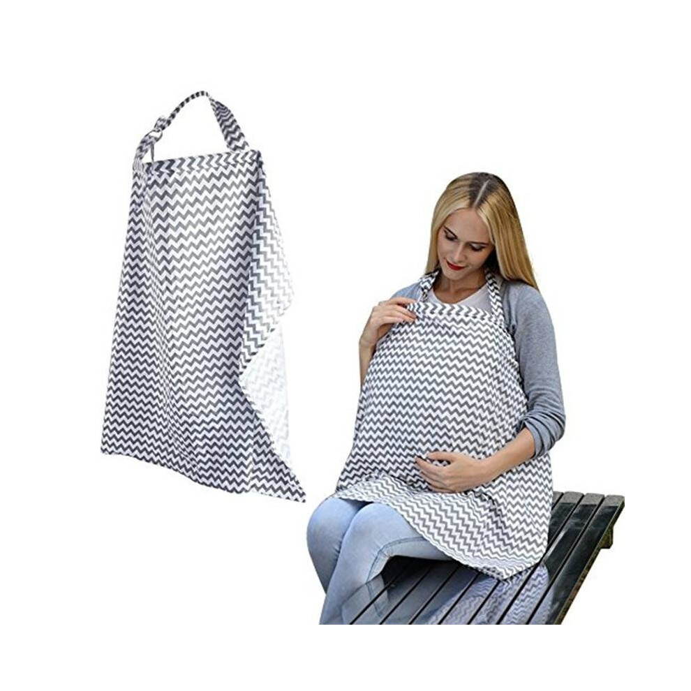 Cotton Outdoor Mother Feeding Maternity Breast Nursing Pads Covers Apron Shawl Anti-Emptied Breastfeeding Cover Scarf Towel Black