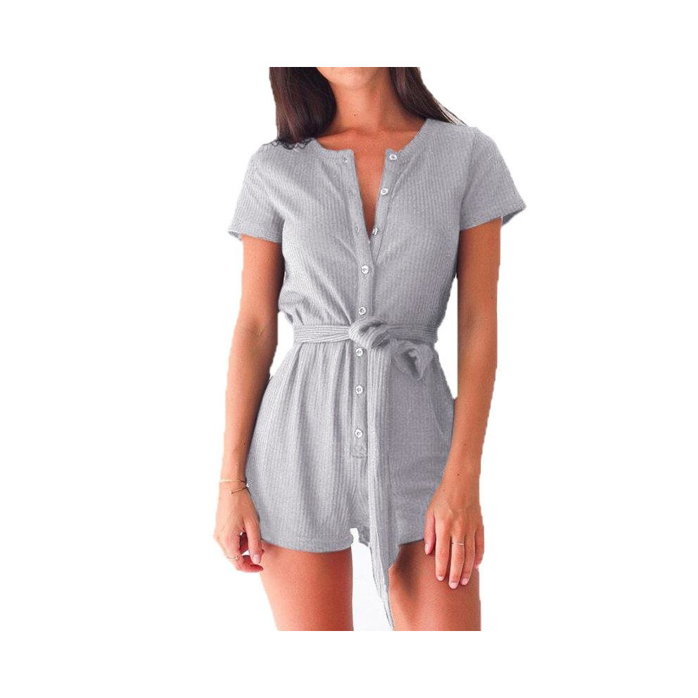 Body Rompers Womens Jumpsuit Sexy Macacao Feminino Playsuits Short Buttons Plus Size Girls Playsuits Women Overalls Belts GV540-image-OPC-P52Q2G8-NEW