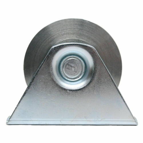 100mm pulley wheel in bracket V groove guide wheel steel wheel on OnBuy