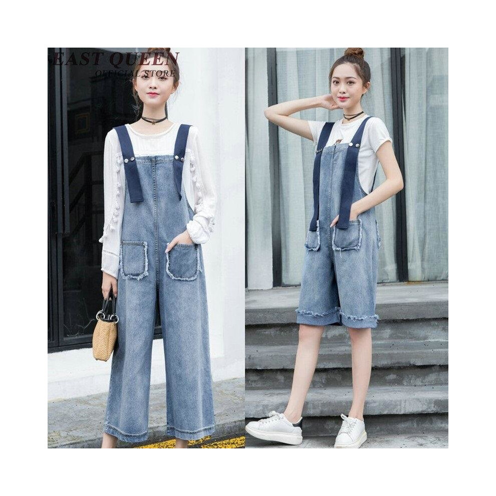 Fashion denim jumpsuit women jumpsuit casual long elegant women jumpsuit wide leg pants with suspenders KK1712 HQ-image-OPC-P52Q2Z7-NEW