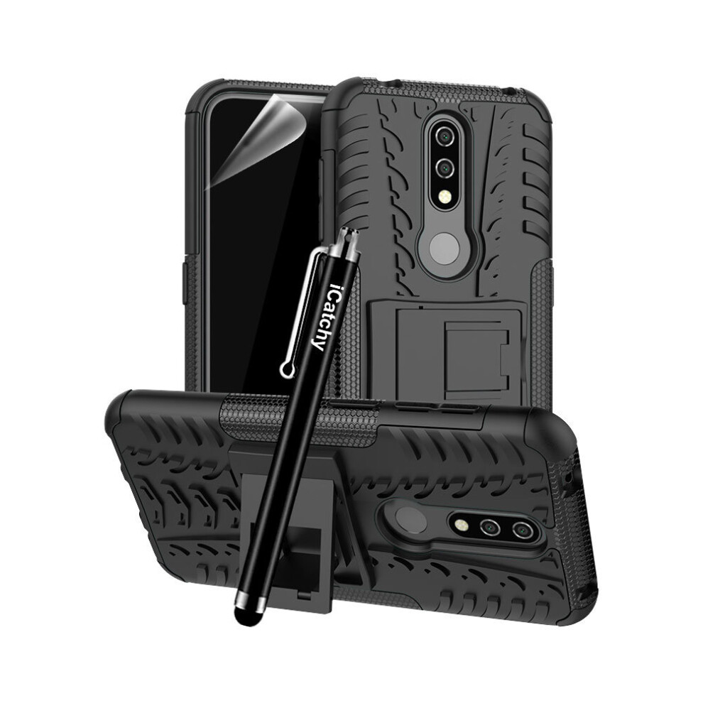 (Black) For Nokia 4.2 Shockproof Case Cover Black 5056298004607