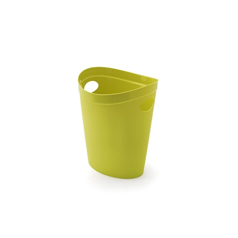 Addis Flexibin  Plastic Waste Paper Bin 12 Litre 26 x 27 x 33 cm -  Lime Green