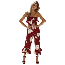 Fashion Women Ladies Summer Ruffles Sleeveless Playsuit Bodycon Party Jumpsuit Romper Trousers jumpsuits for women 2018 A20