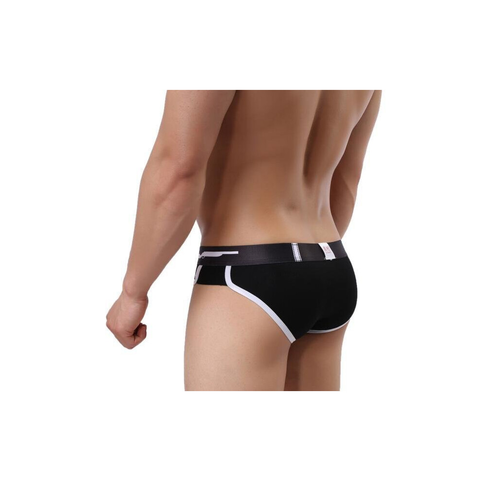 Black Sexy Men Underwear Boxers Pouch Shorts Underpants Bk L