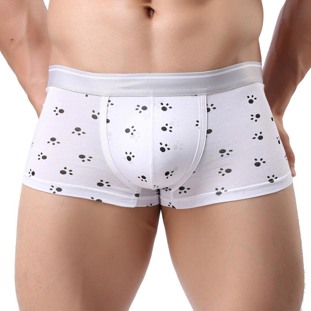Black Trunks Sexy Underwear Men\'S Boxer Briefs Shorts Bulge Pouch Soft Underpants
