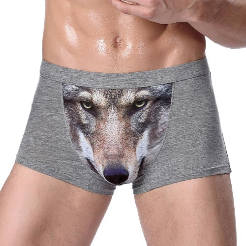 Fashion Modal Cotton Cartoon Printed Underwear Men Boxer Shorts