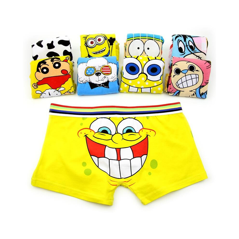 Cartoon Cueca Boxer Cotton young Men Brands Underwear Hombre Panties Male Superman Underwear Mens Trunk sexy Superman Underpants