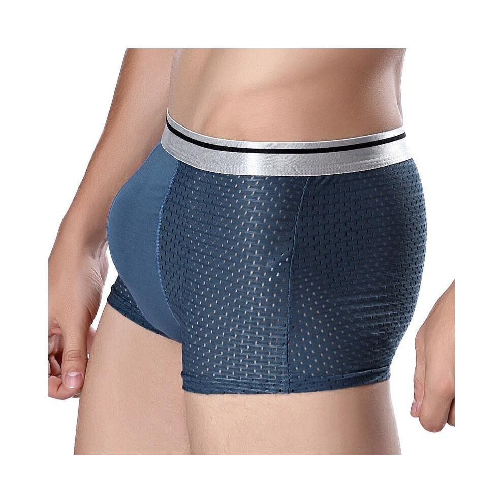 Underpants Male Comfortable transparent underwear men big size shorts mens sexy Boxer Breathable Cueca Boxershorts Homme For men