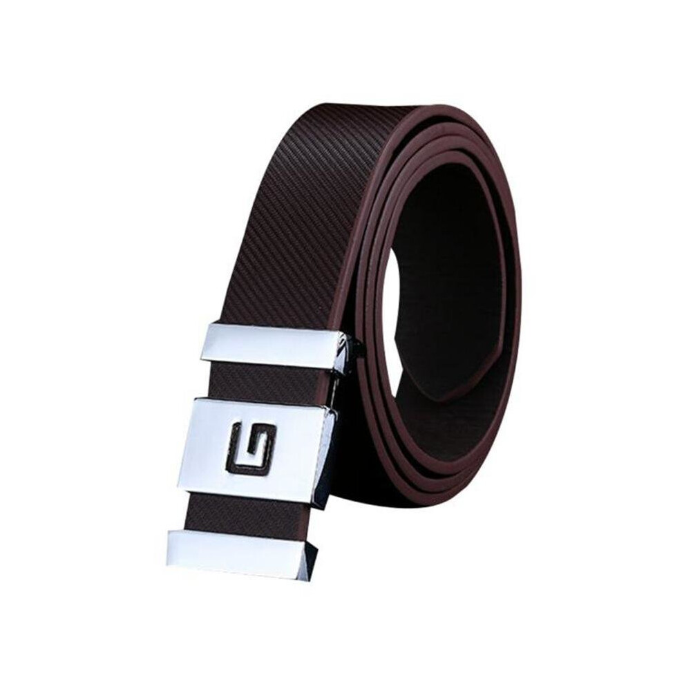 Men Women Belt Automatic Buckle Leather ceinture Waist Strap Buckle brand luxury high quality designer Belt Solid Color