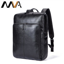 MVA Laptop Backpack Large Capacity Backpack Student College Backpacks Genuine Leather Men Backpacks Travel Daypack Mochila 7115