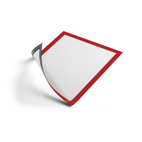 Magnetische A4-Folien - DURABLE - 486903 - 5er-Pack - Rot - Antireflex