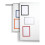 Magnetische A4-Folien - DURABLE - 486903 - 5er-Pack - Rot - Antireflex 5