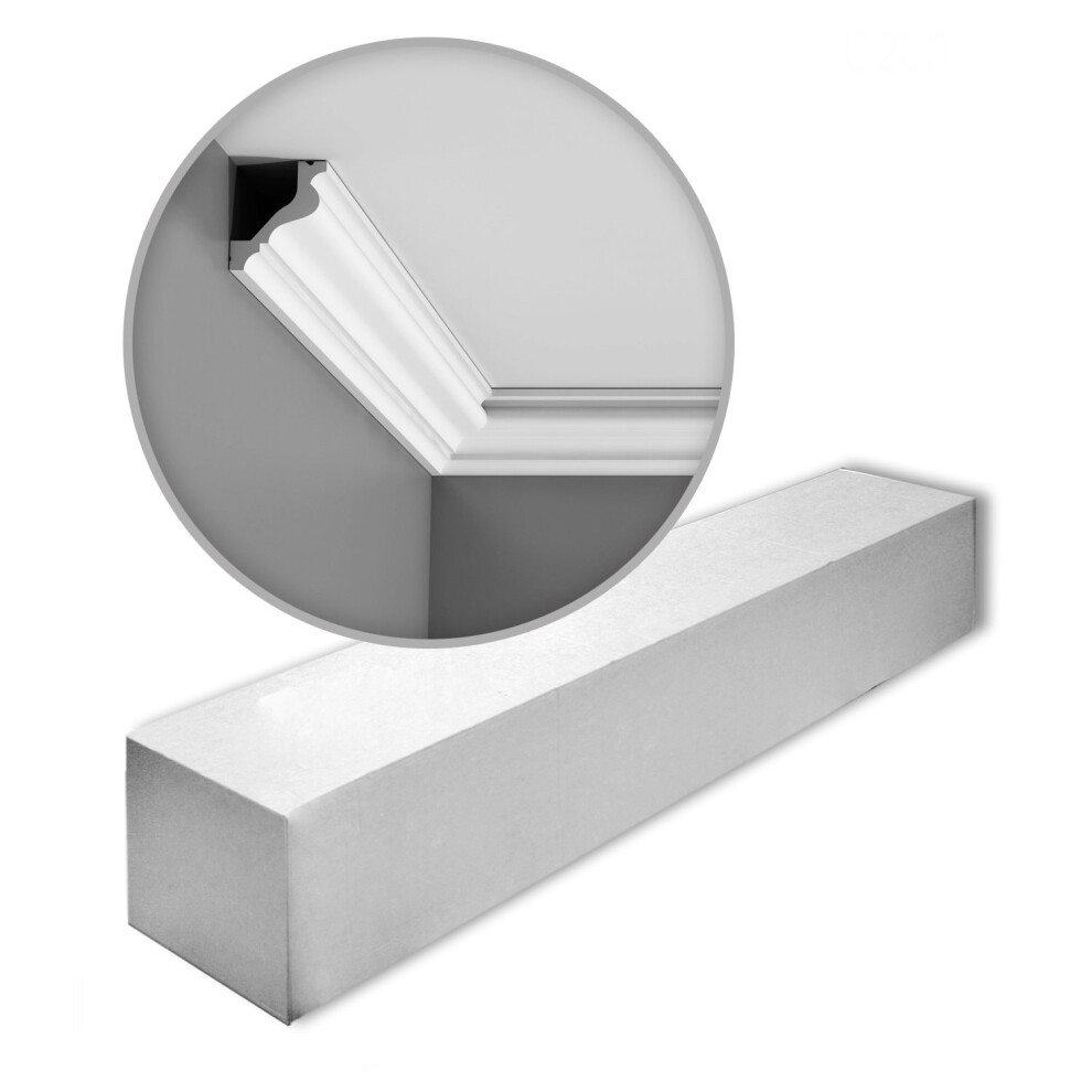Orac Decor C200 Luxxus 1 Box 12 Pieces Cornices Mouldings | 24 M 5414433026349