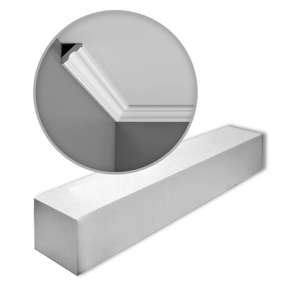 Orac Decor C215 Luxxus 1 Box 24 Pieces Cornices Mouldings | 48 M 5414433026493
