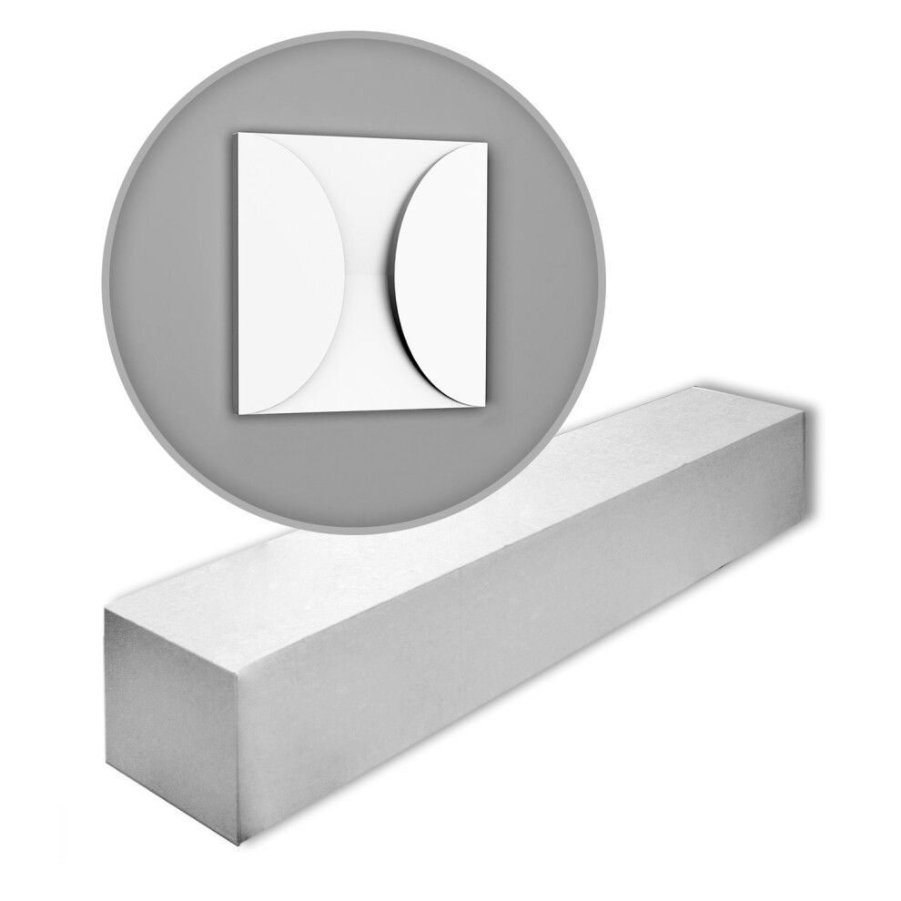 Orac Decor W107-Box Modern Circle 3D Wall Panels 1 Box 5 Pieces | 0.55 Sqm 5414433018153