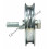 160 mm rondgroefwiel, 20,5 mm groef, 2 kogellagers 6