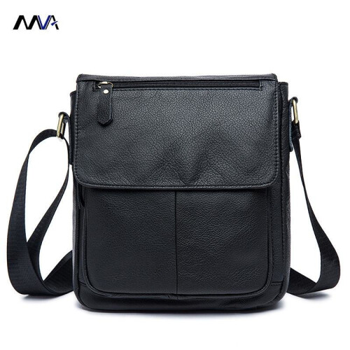 MVA Men Genuine Leather Bag Shoulder Crossbody Bags Casual Handbags Small Flap Men Leather bag Men\'s Messenger Bags