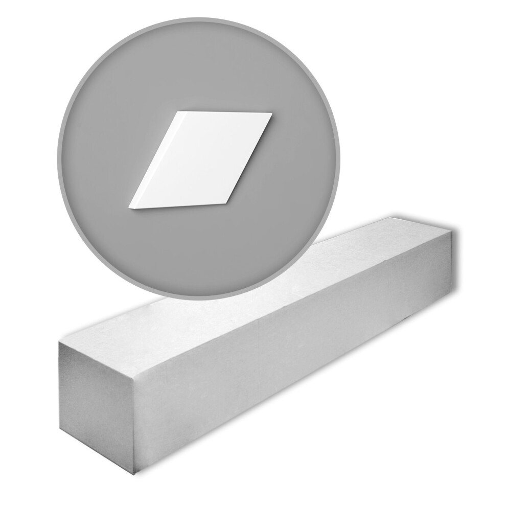 Orac Decor W100 Modern Rombus 3D Wall Panel 1 Box 18 Pieces | 0.7 Sqm 4250691750036